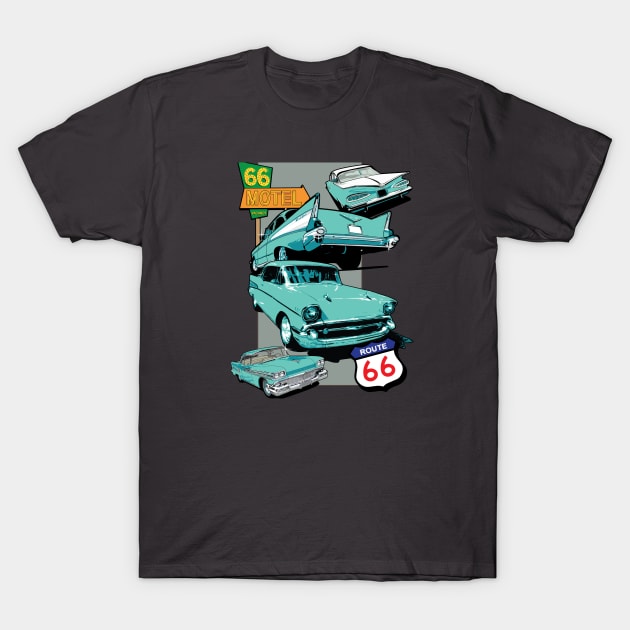 Route 66 T-Shirt by Limey_57